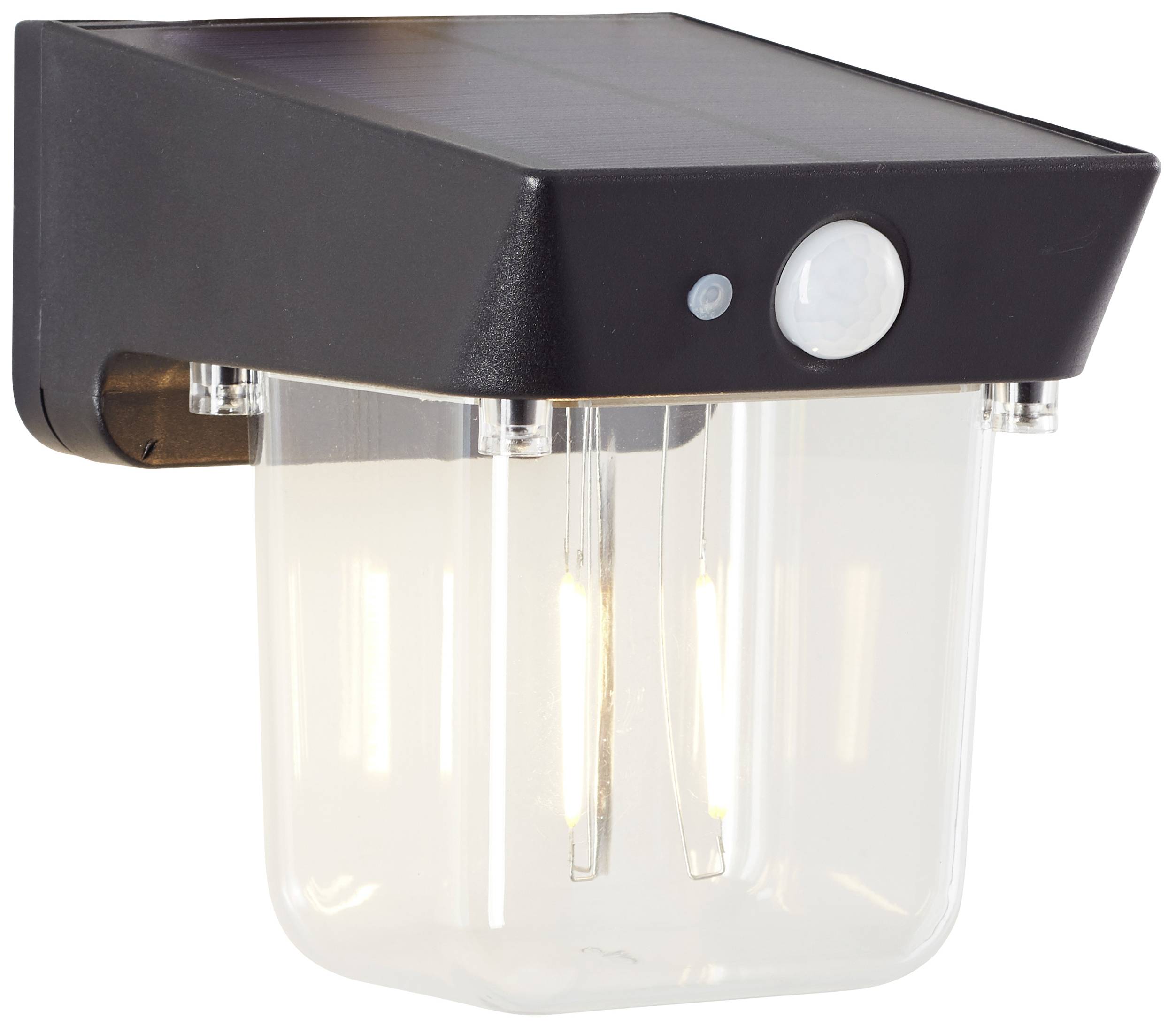 Сонячний настінний світильник з датчиком руху Brilliant Parson G40435/06 2 Вт 240.00 лм IP44