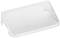 Pokrywa z tworzywa sztucznego, przezroczysta, prostokątna, lekko wyniesiona, bez widocznych oznaczeń lub szczegółów. Przeznaczenie niejasne.