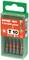 Bity SPAX T-STAR plus T10, 5 sztuk, długość 25 mm, 1/4 cala. Opakowanie zawiera pięć bitów, przeznaczonych do wkrętaków z końcówką T10.