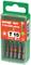 Bit SPAX T-STAR plus, opakowanie zawiera 5 bitów, rozmiar T15, długość 25 mm, pasujący do uchwytu 1/4", na pomarańczowej etykiecie.