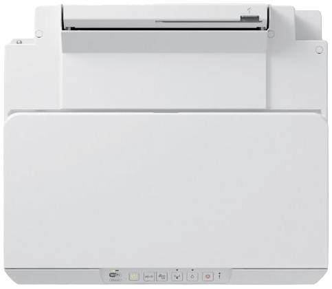 Nowoczesny, biały oczyszczacz powietrza z elementami sterującymi na przedniej stronie do regulacji wydajności i trybów pracy.