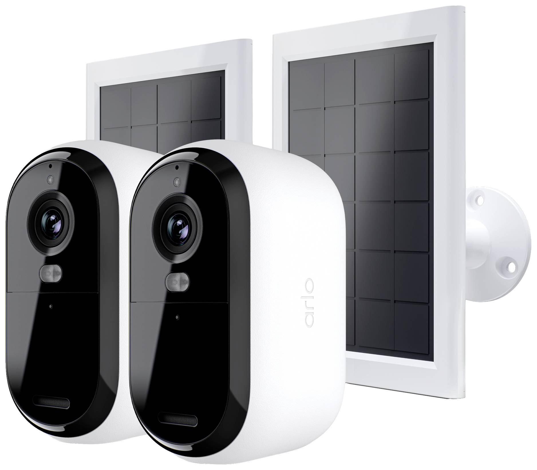 Комплект ARLO ESSENTIAL2 2K для зовнішнього відеоспостереження з 2 камер + 2 сонячні панелі VMK3250-100EUS для IP-моніторингу з 2 