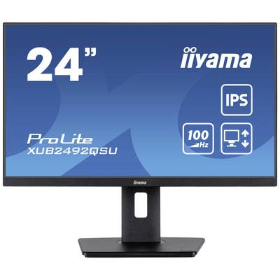 24-calowy monitor marki Iiyama z technologią IPS i częstotliwością odświeżania 100 Hz. Model: ProLite XUB2492QSU.