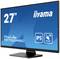 Monitor Iiyama o przekątnej 27 cali z modelem ProLite T2752MSC. Wyświetlacz z technologią IPS i funkcjonalnością wielodotykową 10-punktową.