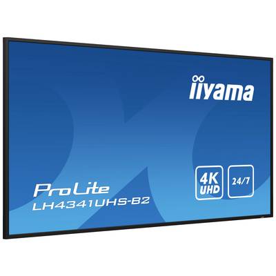 Monitor 4K UHD firmy Iiyama, model 'ProLite LH4341UHS-B2', przystosowany do pracy ciągłej 24/7.