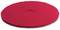 Czerwona, okrągła podkładka czyszcząca, ułożona płasko, służy do pielęgnacji i czyszczenia podłóg.
