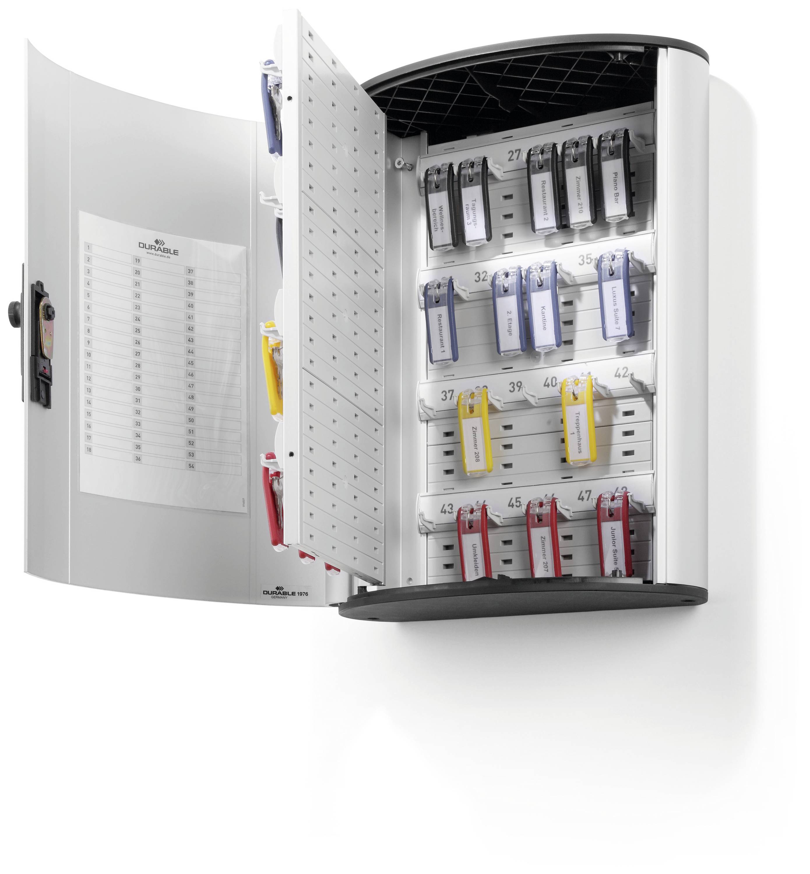 Шафа для ключів Міцна СКРИШКА ДЛЯ КЛЮЧІВ КОД 197623 Кількість гачків 48