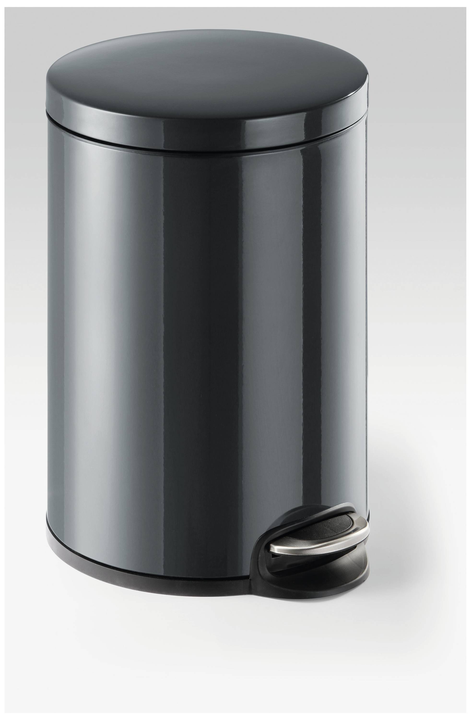 Міцний '''МІЦНИЙ контейнер для сміття 20,0 л антрацит ''' 341258 Контейнер для сміття 20 л (Ø x В) 292 мм x 455 мм метал, пластик 