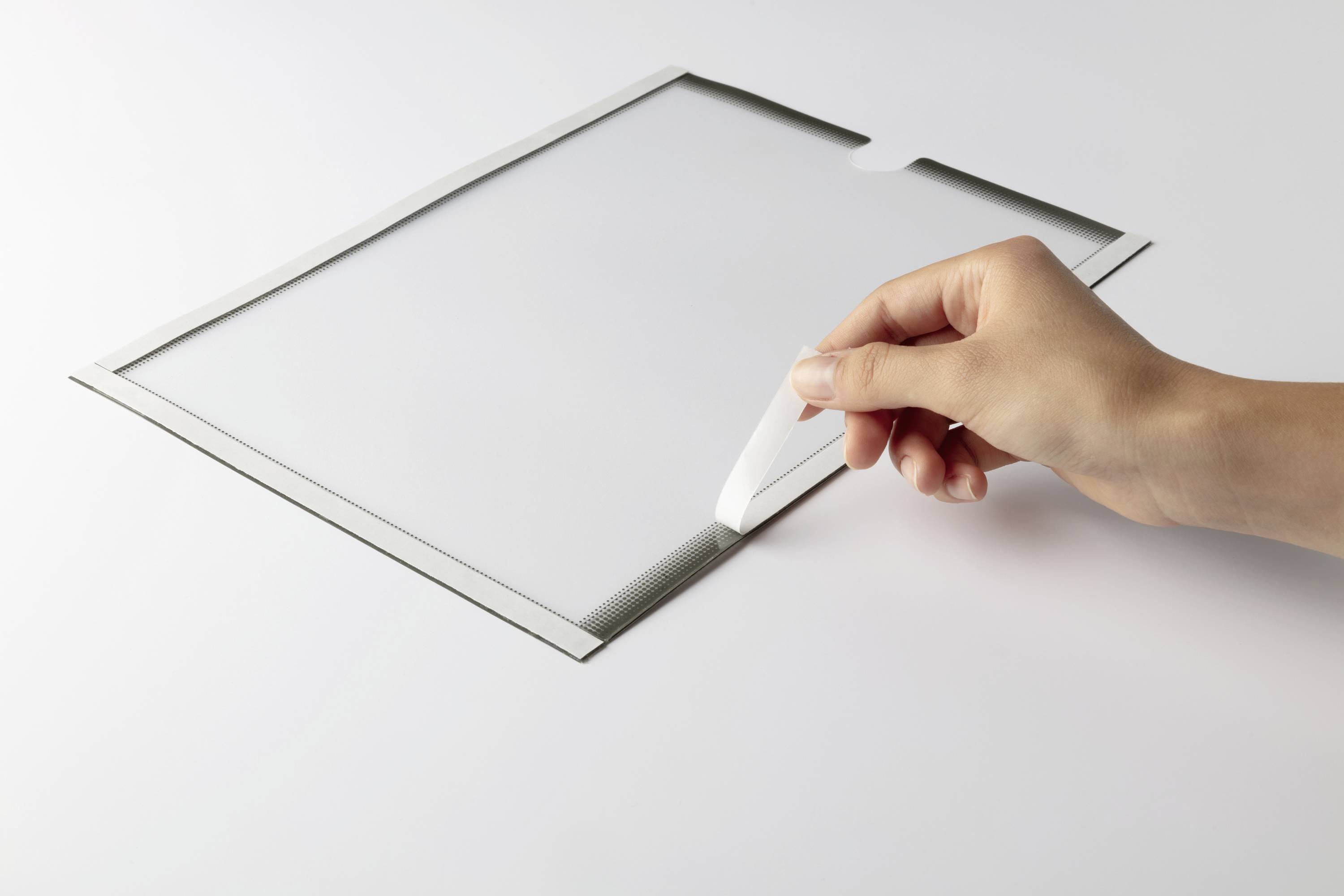 Міцний антрацитовий тримач для документів 400657 (Ш x В x Г) 236 x 323 x 0,27 мм