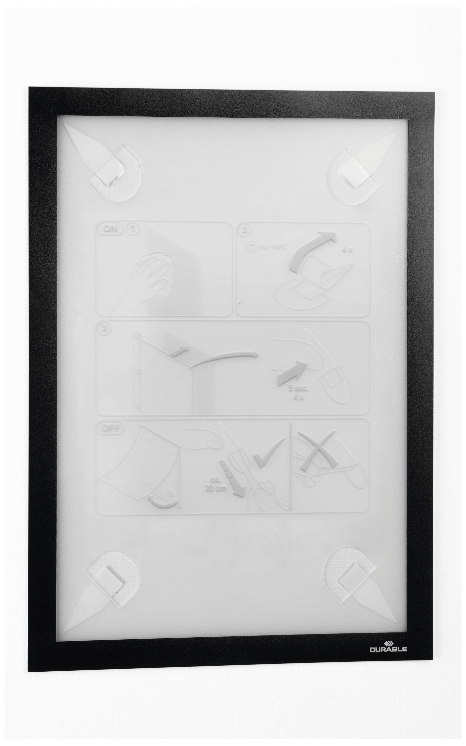 Тримач для документів Durable 484301 Чорний (Ш x В) 236 мм x 323 мм