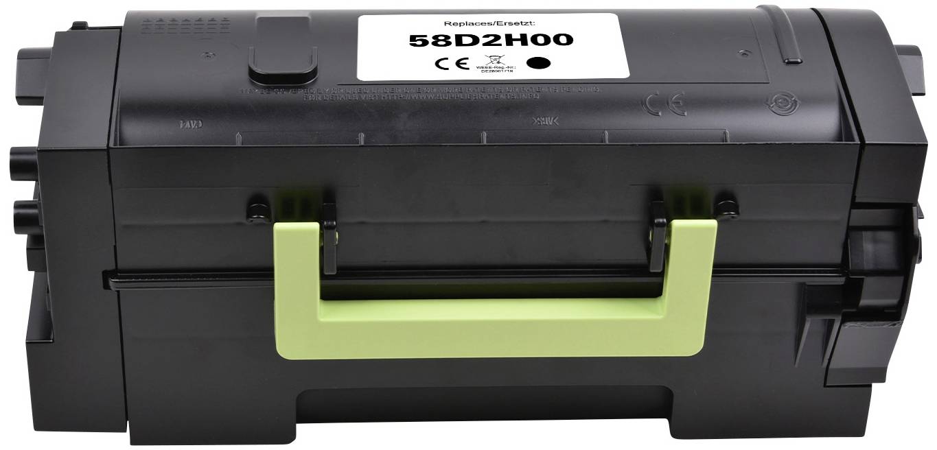 Замінний тонер Renkforce Lexmark 58D2H00, чорний, 15000 сторінок 58D2H00 RF-6131506