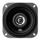 Czarny głośnik w kwadratowej ramce, logo JBL na dole.