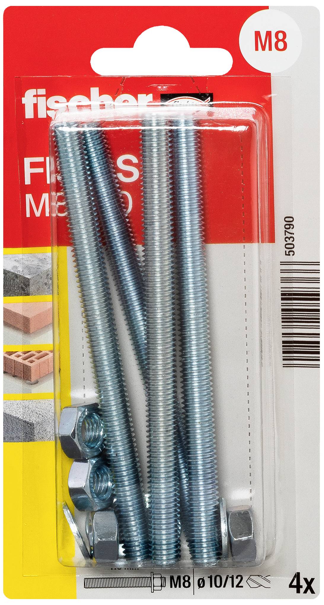 Різьбовий анкер Fischer 503790 FIS GS M8 x 110 K NV 110 мм 10 мм 1 комплект