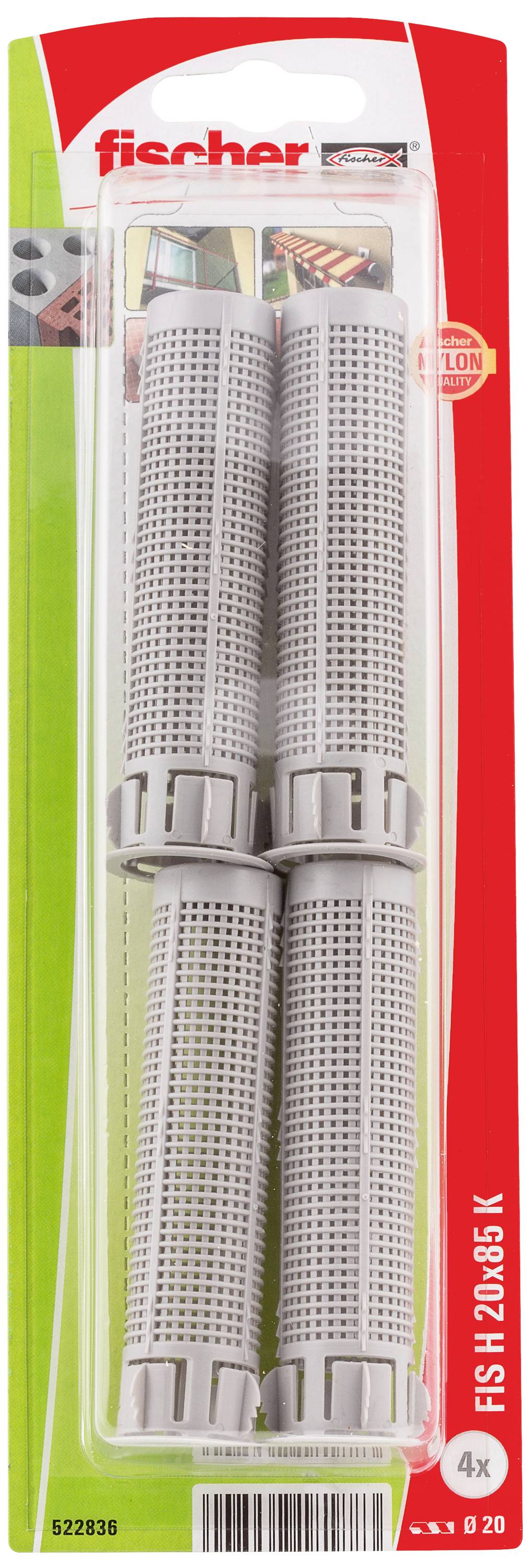 Fischer 522836 FIS H 20 x 85 K K NV Ін'єкційний анкер 85 мм 20 мм 1 комплект