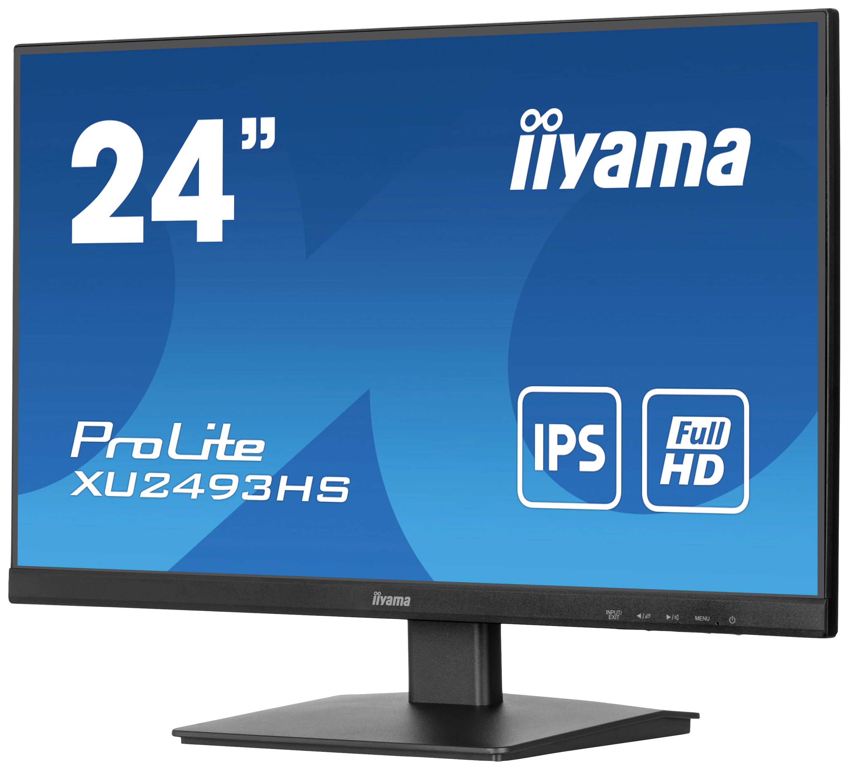 Монітор Iiyama ProLite XU2493HS-B6 EEK E (A - G) 60,5 см (23,8 дюйма) 1920 x 1080 пікселів 16:9 0,5 мс HDMI, DisplayPort, навушник