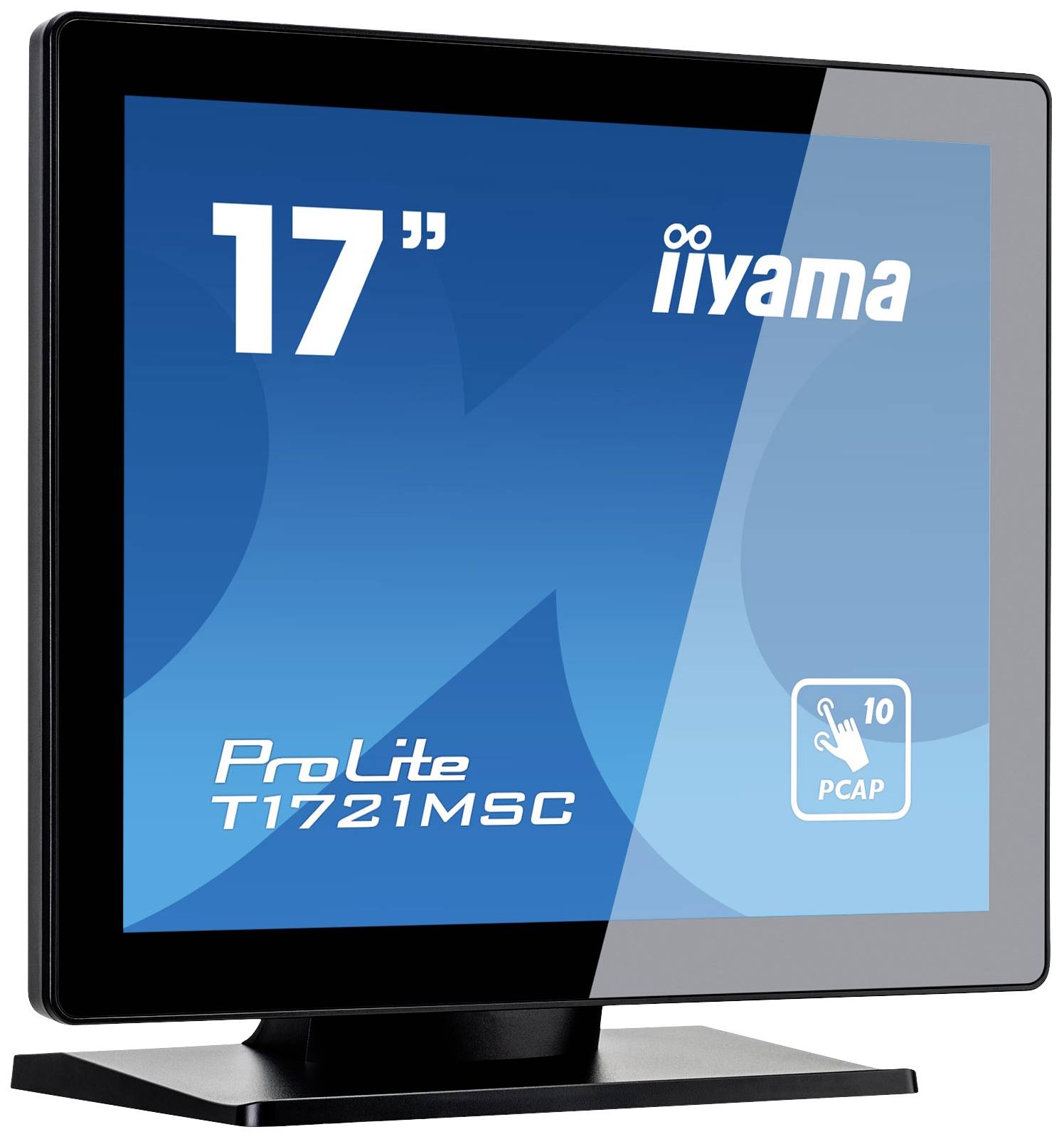 Monitor dotykowy marki iiyama, 17 cali, model ProLite T1721MSC.