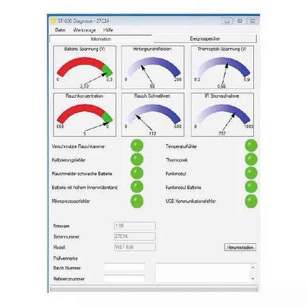 Діагностичний кабель/програмне забезпечення FireAngel
