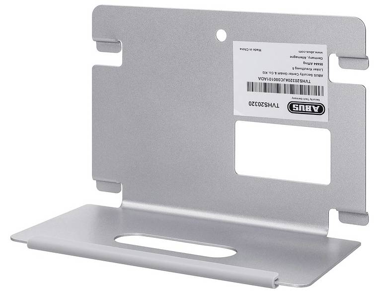 Metalowy uchwyt z naklejką zawierającą numer części i kod kreskowy. Odpowiedni do mocowań mechanicznych.