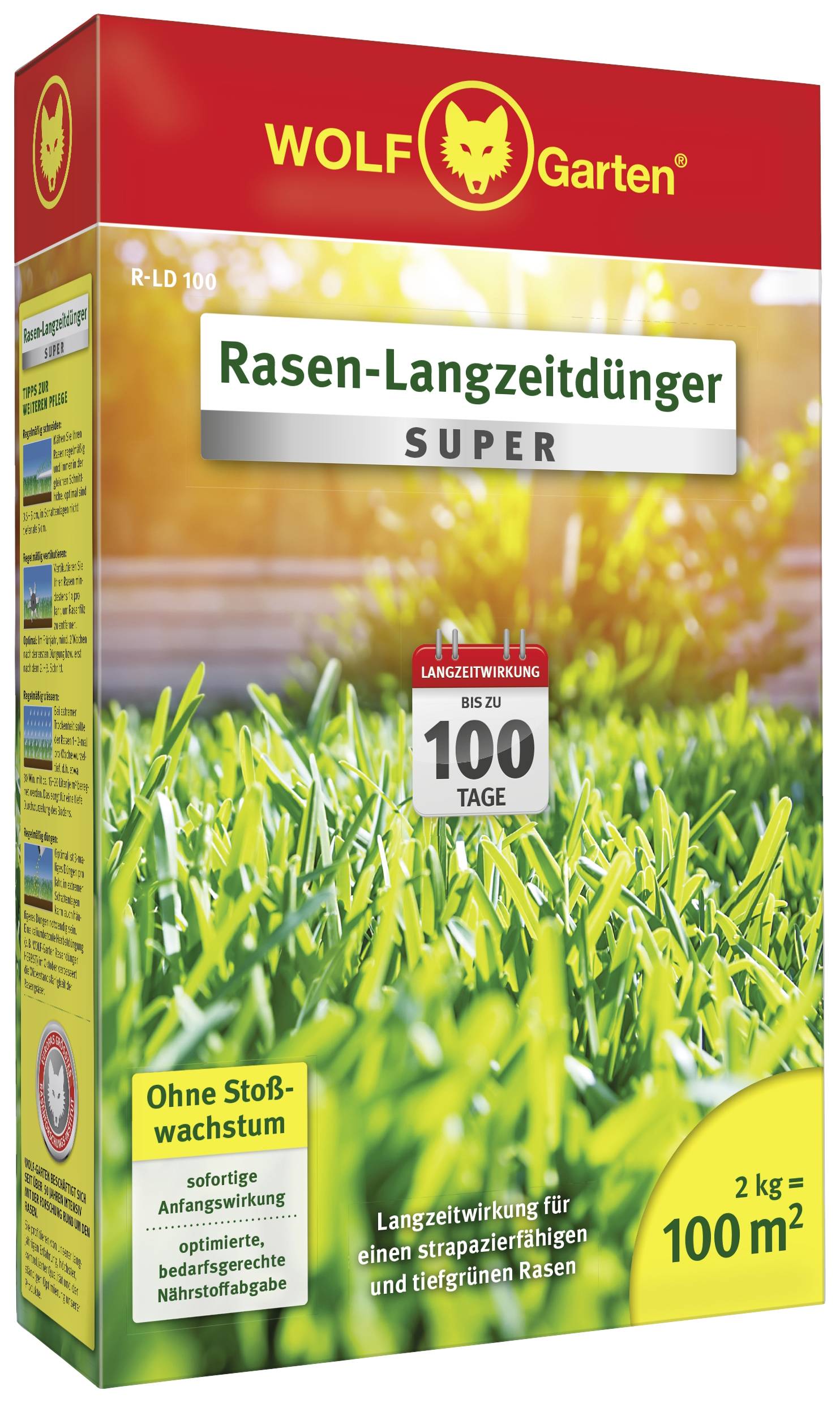 WOLF-Garten 3831025 Довготривале добриво для газону R-LD 100 - 100 м2 1 шт.