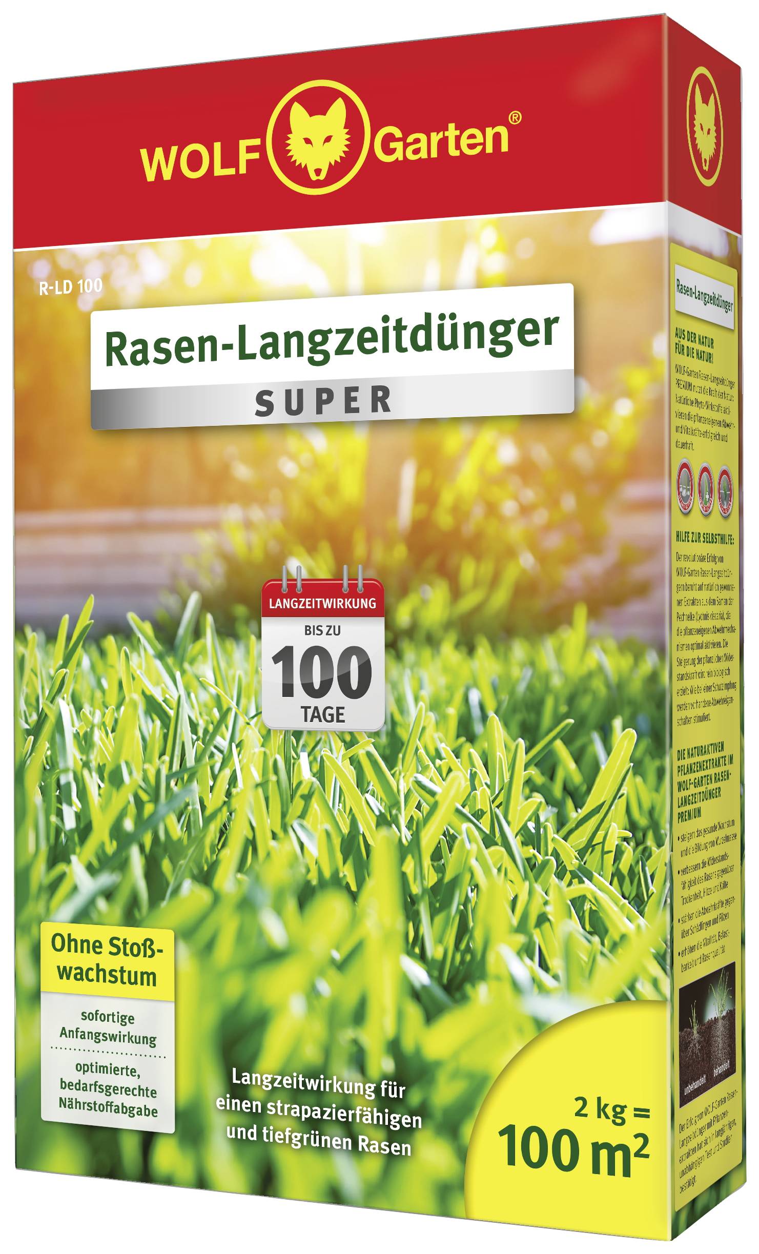 WOLF-Garten 3831025 Довготривале добриво для газону R-LD 100 - 100 м2 1 шт.