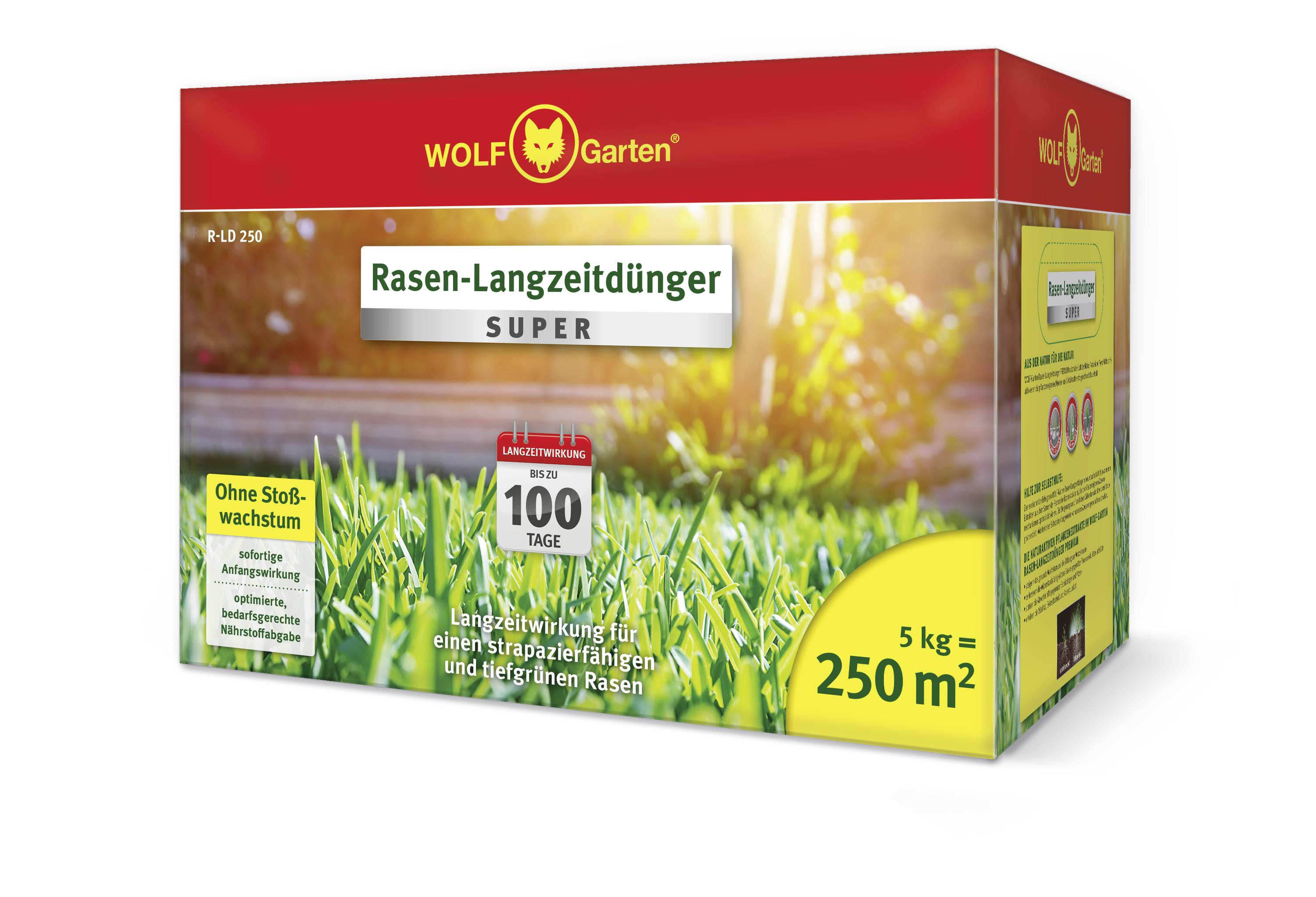 WOLF-Garten 3831035 Довготривале добриво для газону R-LD 250 - 250 кв.м 1 шт.