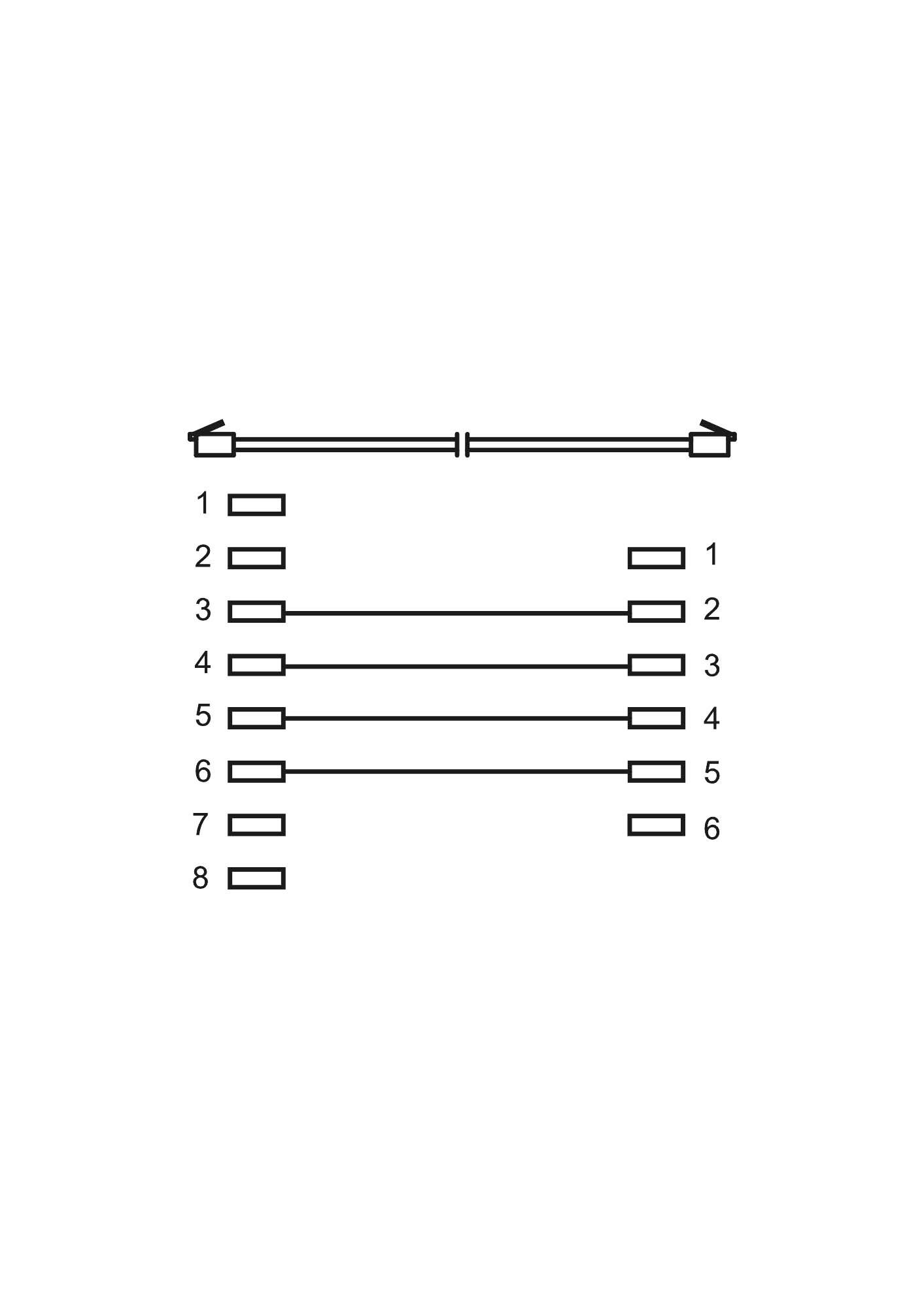 Телефонний кабель Goobay Goobay 68530 Telefonkabel Westernstecker RJ11 zu RJ45 Netzwerk Telefon 3 Meter 68530, 3 м