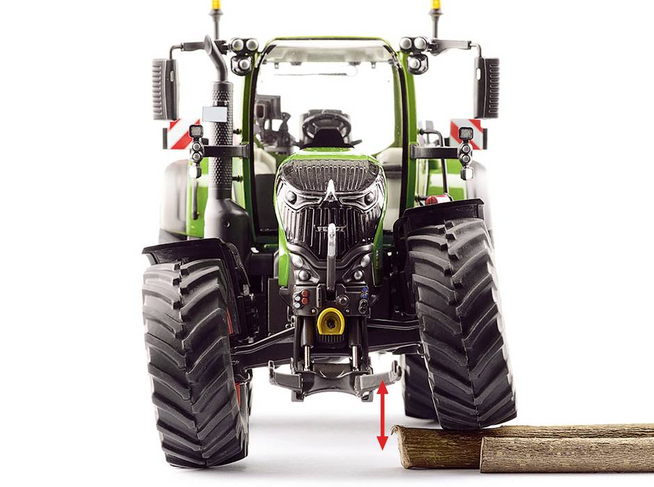 Сільськогосподарська машина Wiking 077869 Spur 1 Fendt 724 Vario з фронтальним навантажувачем Cargo 6100