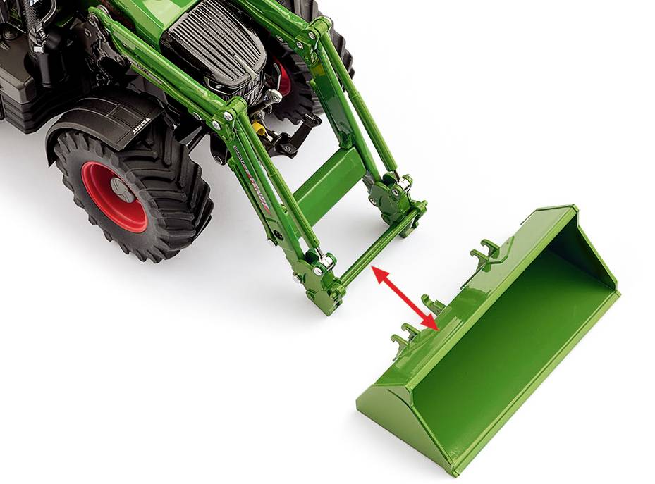 Сільськогосподарська машина Wiking 077869 Spur 1 Fendt 724 Vario з фронтальним навантажувачем Cargo 6100