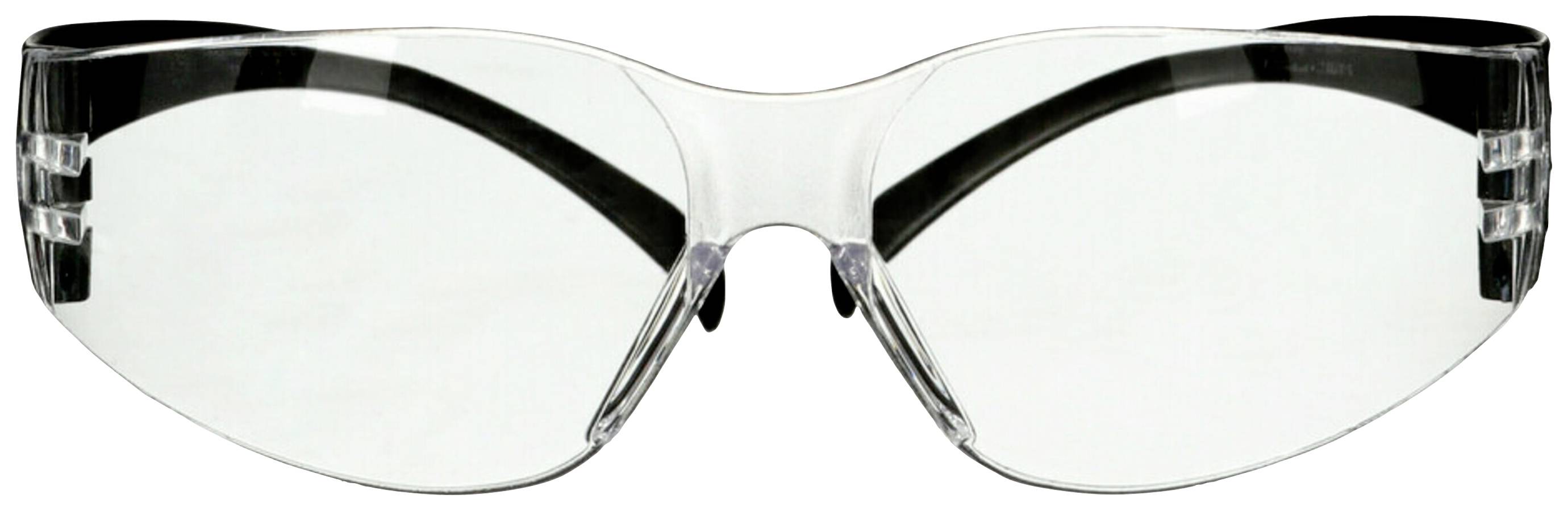 3M SF101AF-BLK Okulary ochronne z zabezpieczeniem przeciw zaparowaniu, z ochroną przeciw zarysowaniom czarny-3