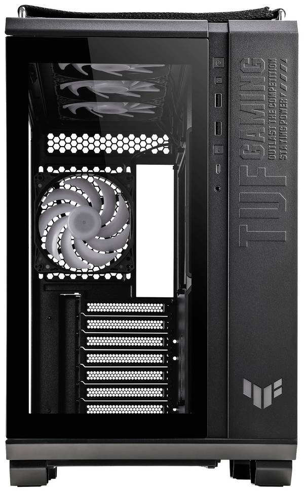 Asus TUF Gaming GT502 PLUS Midi Tower Obudowa do komputera  czarny z filtrem przeciwkurzowym, z okienkiem