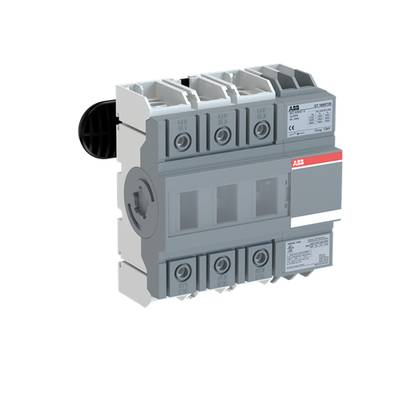 Szary rozłącznik wielostopniowy z logo producenta 'ABB', przeznaczony do sterowania i zabezpieczania systemów elektrycznych.
