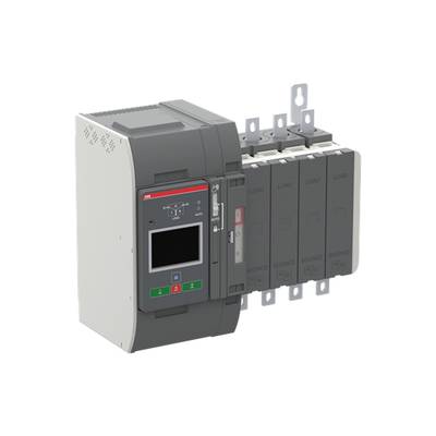 Urządzenie elektryczne z cyfrowym wyświetlaczem i wieloma zaciskami przyłączeniowymi, służące do sterowania przepływem prądu.