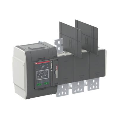 Elektryczny wyłącznik wielostopniowy z płytkami przyłączeniowymi, stosowany do sterowania i zabezpieczania instalacji elektrycznych.