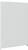Prosta biała ścianka działowa, prawdopodobnie metalowa, służąca jako przegroda lub bariera w większym pomieszczeniu.