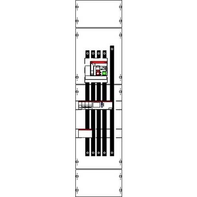 Prosty diagram pionowy przedstawia różne tory kolejowe i rozjazdy. W centrum znajdują się kolorowe elementy na skrzyżowaniu.
