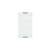 Prostokątny, biały, pionowy panel z tworzywa sztucznego z dwoma uchwytami w kształcie litery U po krótszych bokach, odpowiedni do montażu ściennego.