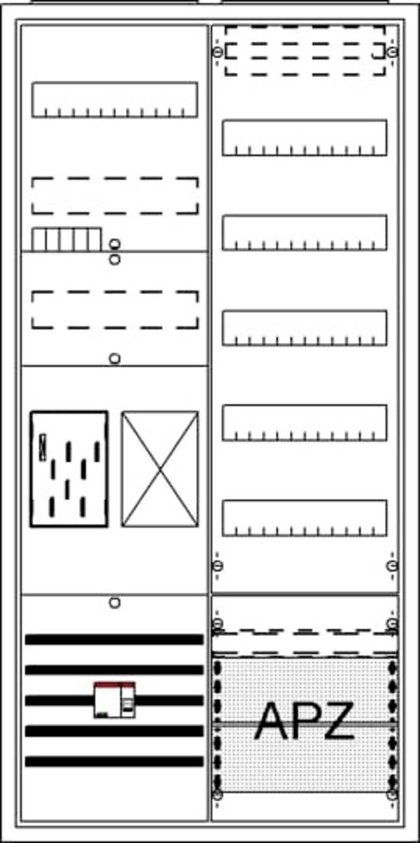 <br> Striebel & John<br> 2CPX054208R9999<br> BA27BBL<br> Kompletna obudowa<br> podtynkowy, nadtynkowy, częściowo wpuszczony<br> Ilość modułów = 2<br> Ilość rzędów = 57<br> Opis 1 szt.<br>