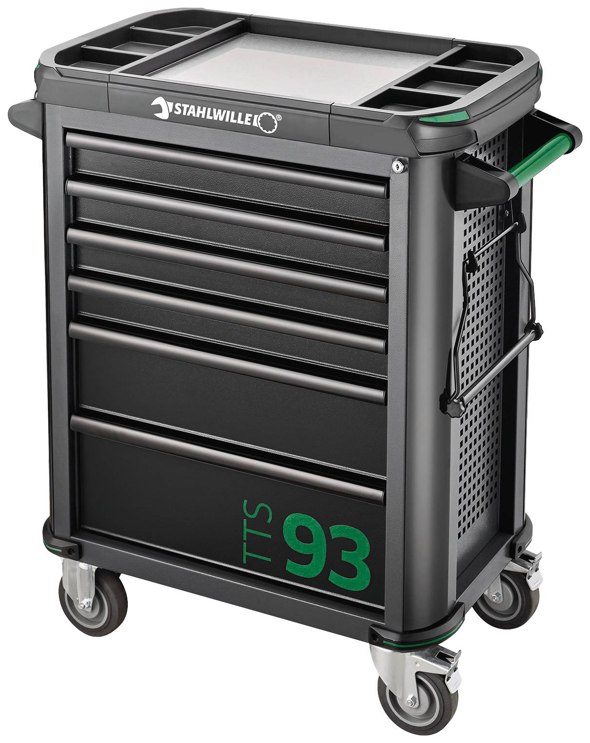 Візок для майстерні Stahlwille 98830177 Колір виробника: чорний, зелений