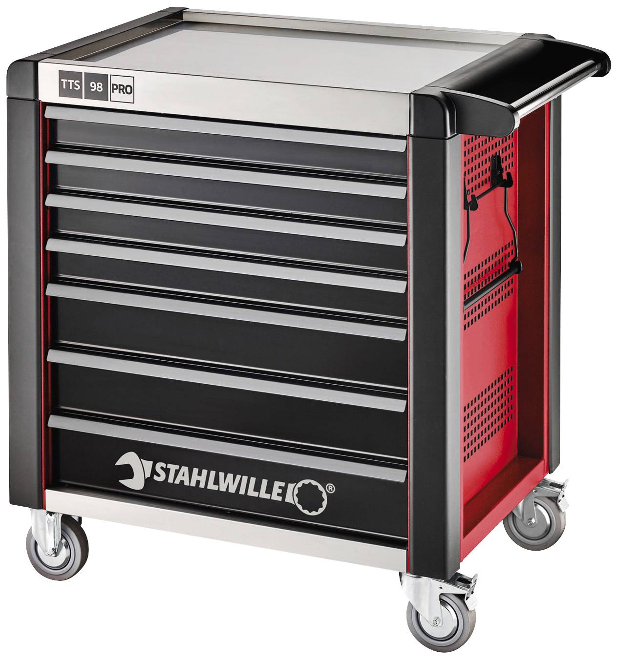 Візок для майстерні Stahlwille 81200171 Колір виробника: червоний, чорний
