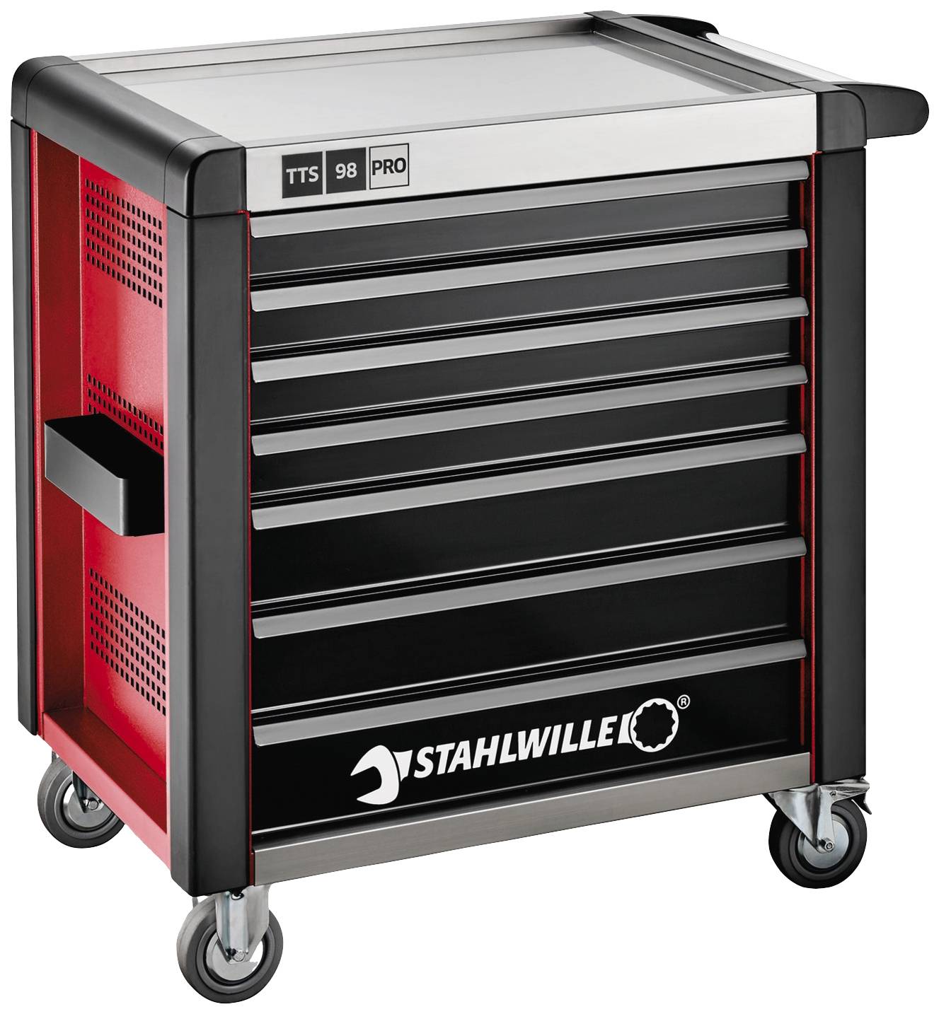 Візок для майстерні Stahlwille 81200171 Колір виробника: червоний, чорний