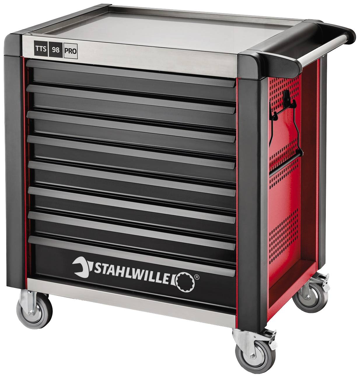 Візок для майстерні Stahlwille 81200174 Колір виробника: червоний, чорний