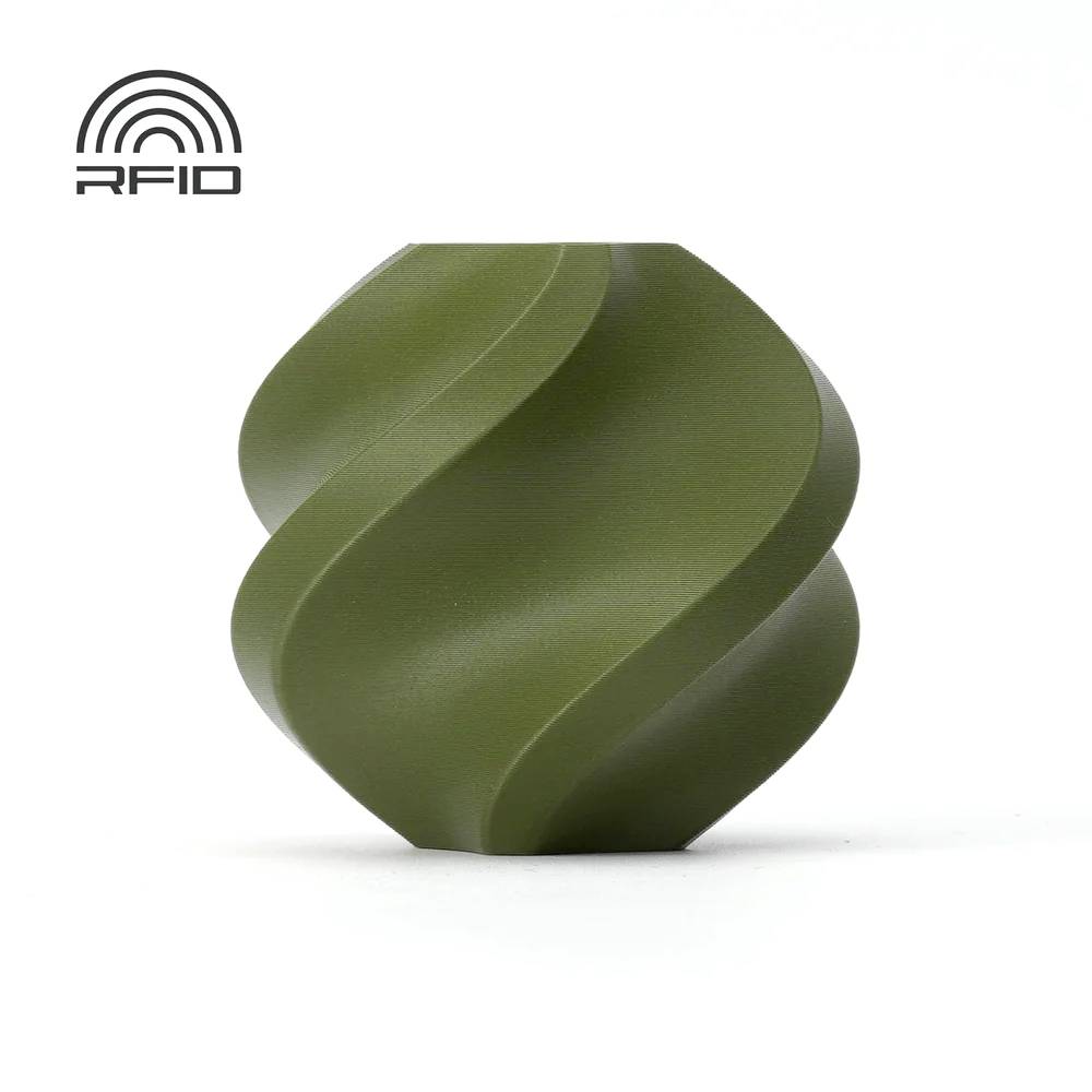 Filament do drukarek 3D PLA BambuLab A01-G7-1.75-1000-spl, Średnica filamentu: 1.75 mm, 1000 g, ciemnozielony (matowy)