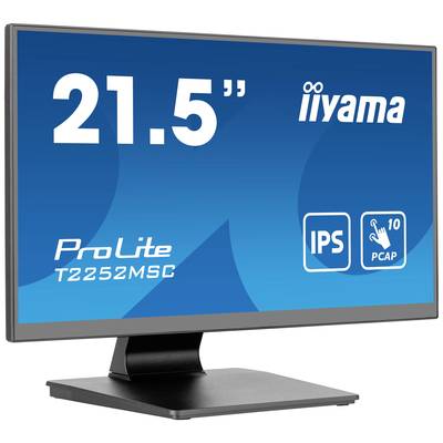 22-calowy monitor dotykowy IPS firmy iiyama. Model ProLite T2252MSC, odpowiedni do zastosowań interaktywnych i precyzyjnej obsługi.