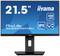Czarny monitor komputerowy marki iiyama o numerze modelu 'ProLite XUB2292HSU', o przekątnej 21,5 cala, z częstotliwością odświeżania 100 Hz, w technologii IPS.