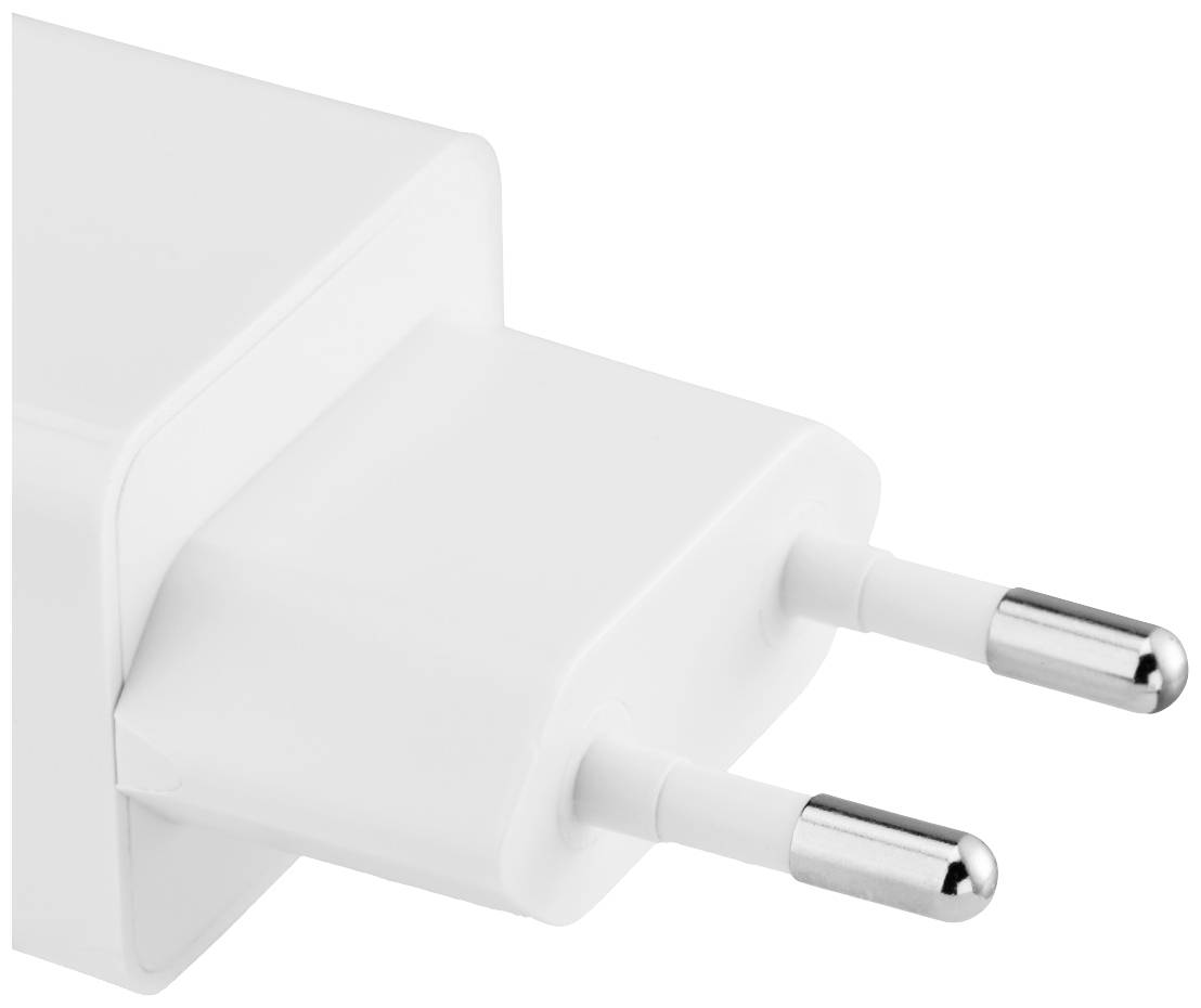 Зарядний пристрій Hama USB 20.00 Вт 1x USB-C®, 1x USB-A Power Delivery, швидка зарядка QC 3.0 White House