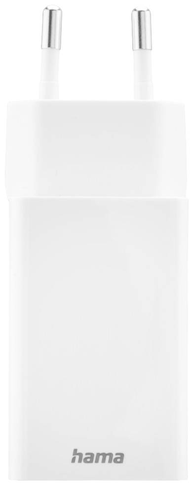 Зарядний пристрій Hama USB 45.00 Вт 1x USB-A, 1x USB-C® Power Delivery Білий будинок USB Power Delivery (USB-PD)