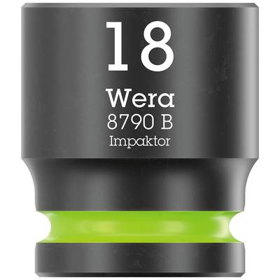 Nasadka Wera, rozmiar 18, model 8790 B Impaktor z zielonym pierścieniem zwiększającym trwałość.