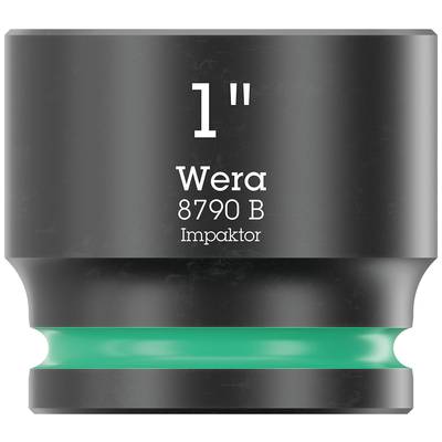 Nasadka z napisem „1\" Wera 8790 B Impaktor", cylindryczna, czarna z zielonym pierścieniem w pobliżu podstawy.