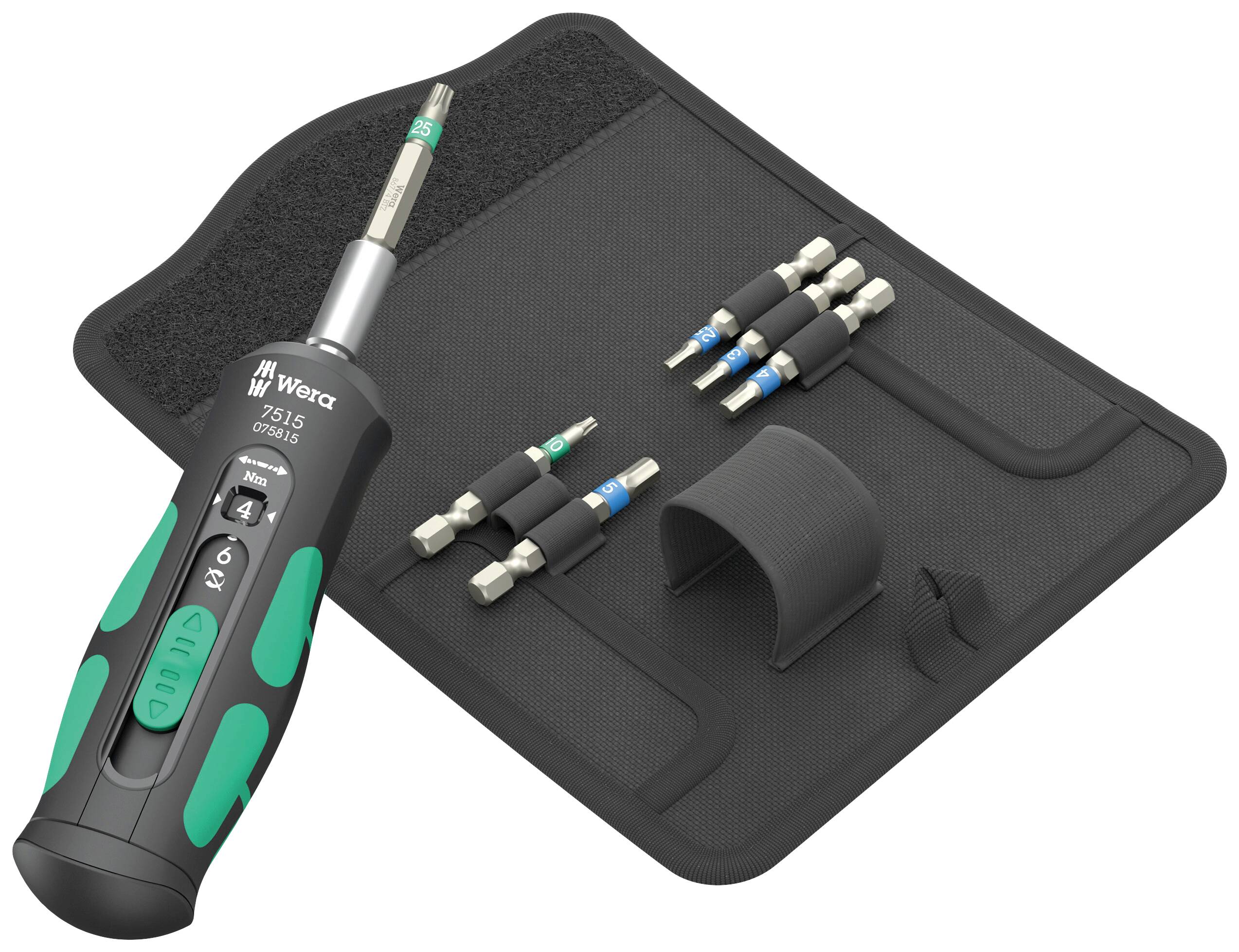 Велосипедні біти Wera 7515/7 Kraftform Safe-Torque Speed 1 05075850001 1 комплект TORX, внутрішній шестигранник