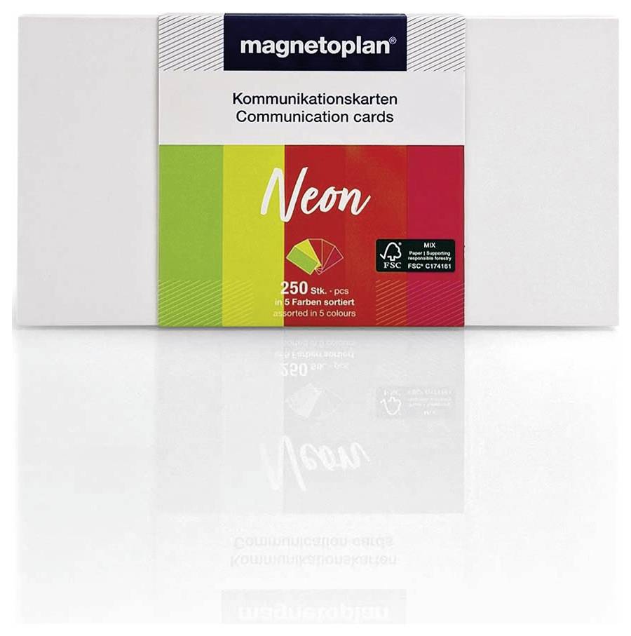 Картка модерації Magnetoplan 112501560 200 мм x 100 мм 250 шт.